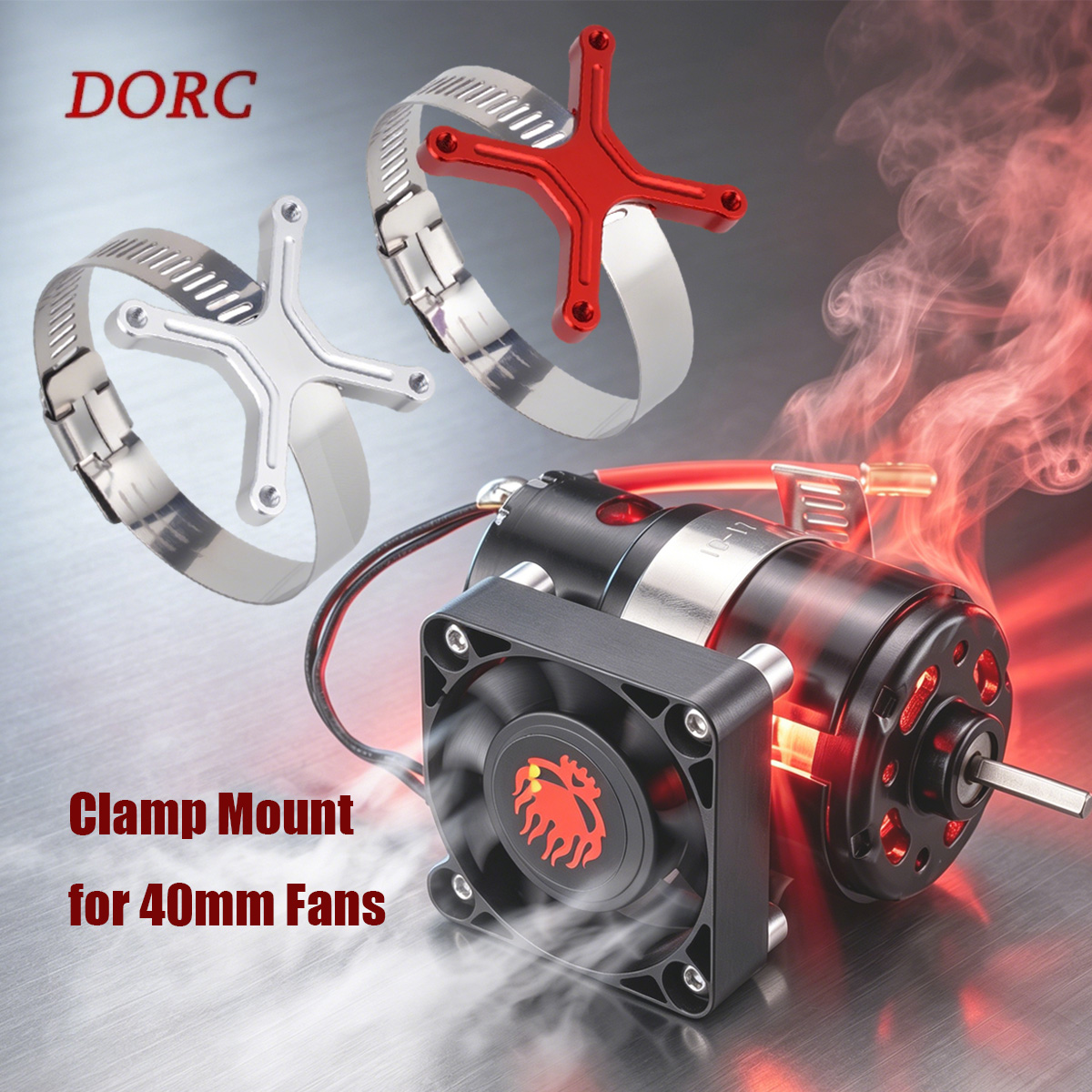 Rc Hobby Motor - Uniwersalny Regulowany Uchwyt Wentylatora 30-49mm Szeroki