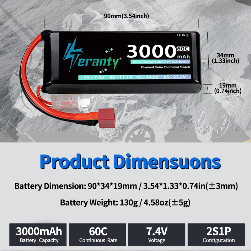 TERANTY 2S 3000mAh Bateria Lip – Rc Hobby Models recenzja i cena
