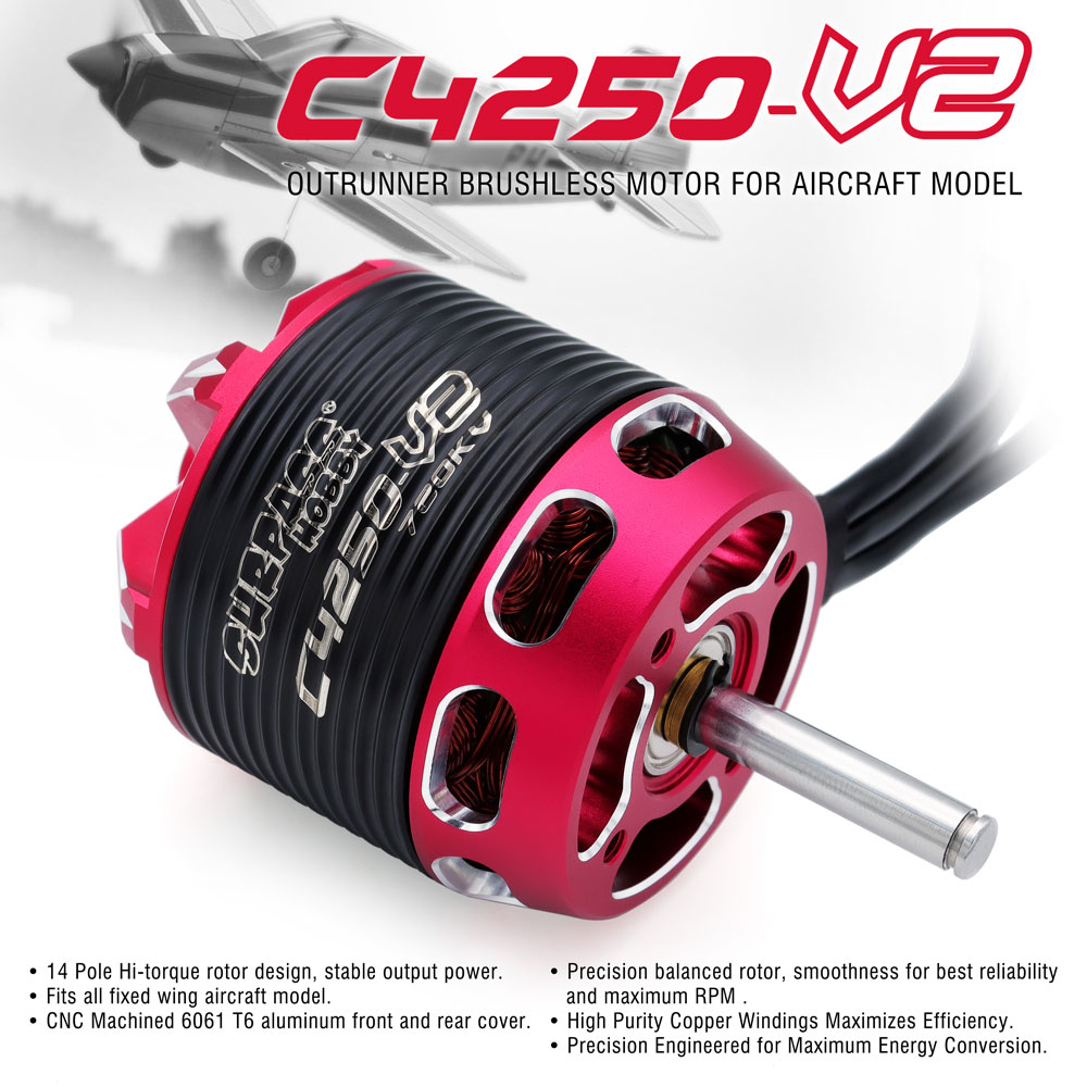 SURPASS HOBBY C4240 750KV/850K – Rc Hobby Airplanes recenzja i cena